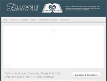 Tablet Screenshot of fellowshipbaptistbedford.com